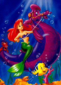 Sebastian, Ariel, Stormy the Seahorse, and Flounder