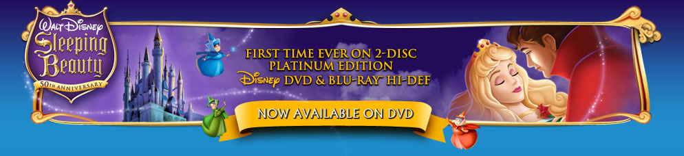 Disney's Sleeping Beauty DVD and Blu-Ray - Official Website - Text