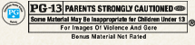 US and Canadian rating - PG13