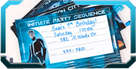 Tron Party Invitations