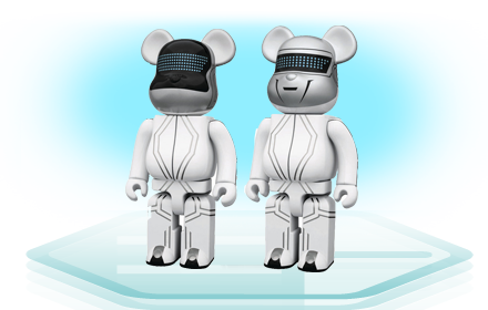Daft Punk BE@RBRICK two-pack