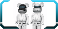 Daft Punk BE@RBRICK two-pack
